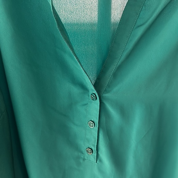 Turquoise Silk Tunic - Picture 2 of 4